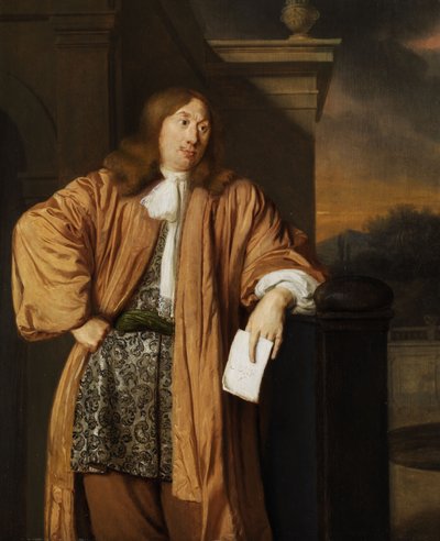 Portrait of a Gentleman in an Apricot-Colored Housecoat by Ary de Vois